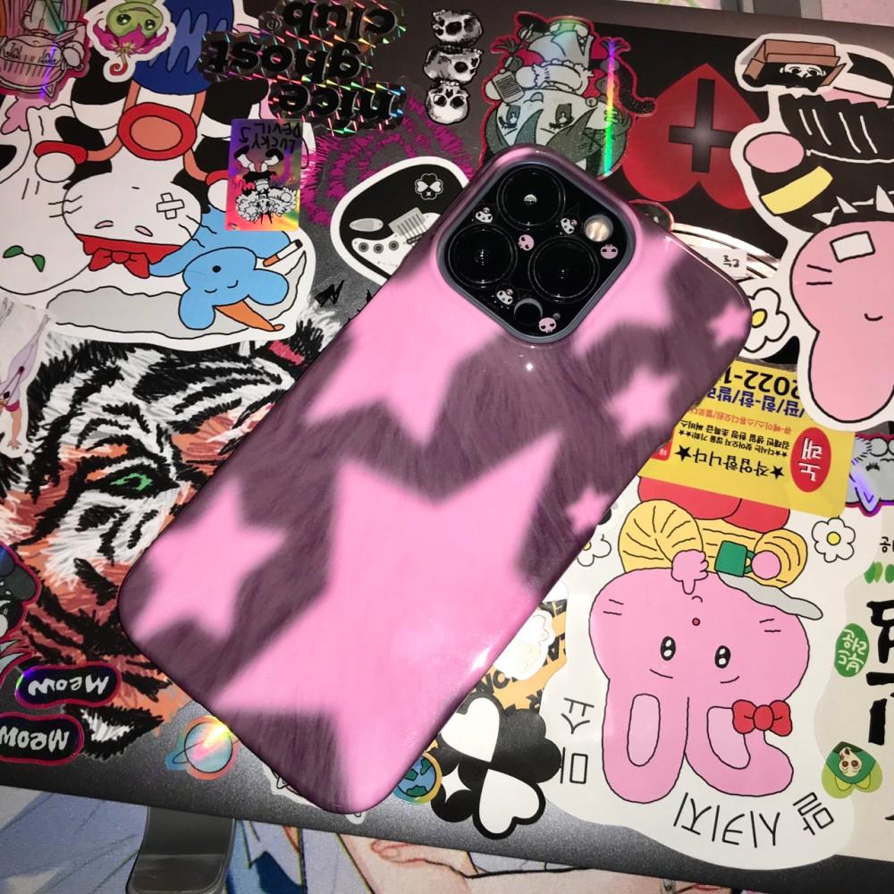 [스테이버블리 키치 y2k 별 폰케이스 ]휴대폰 투명 젤 카드 하드 아이폰 갤럭시 케이스