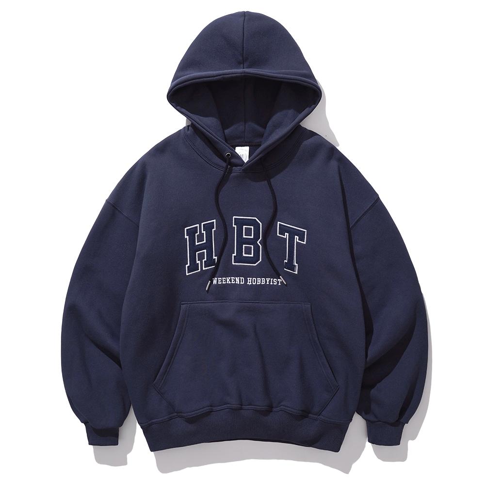 [11/10 배송]하비스트 오버핏 기모 후드 네이비 OYHD2393