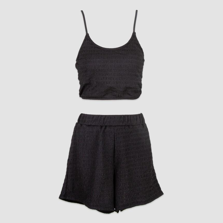 투피스 비치 비키니 블랙 (5월 21일 예 출고)