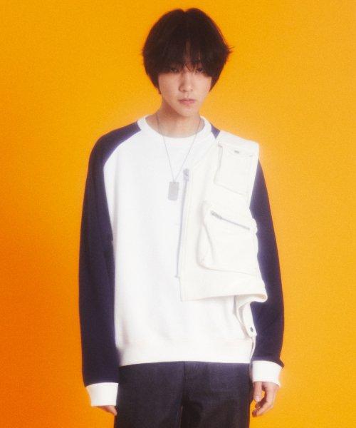 레글런 맨투맨 네이비