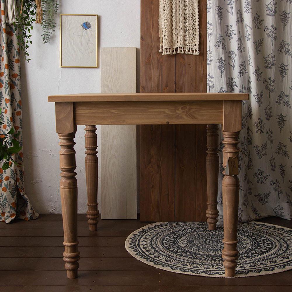 월화수목 리디아 원목 빈티지 테이블