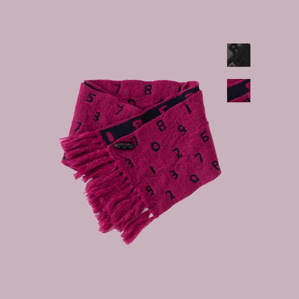소우소우 숫자머플러 스톨 목도리(SOUSOU MOONBAT Crochet Muffler)