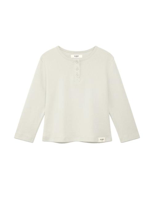 3/4 BUTTON FLY TEE (MARSHMALLOW)