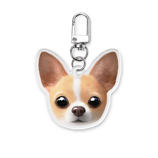 치와와 예빈 얼굴 아크릴키링