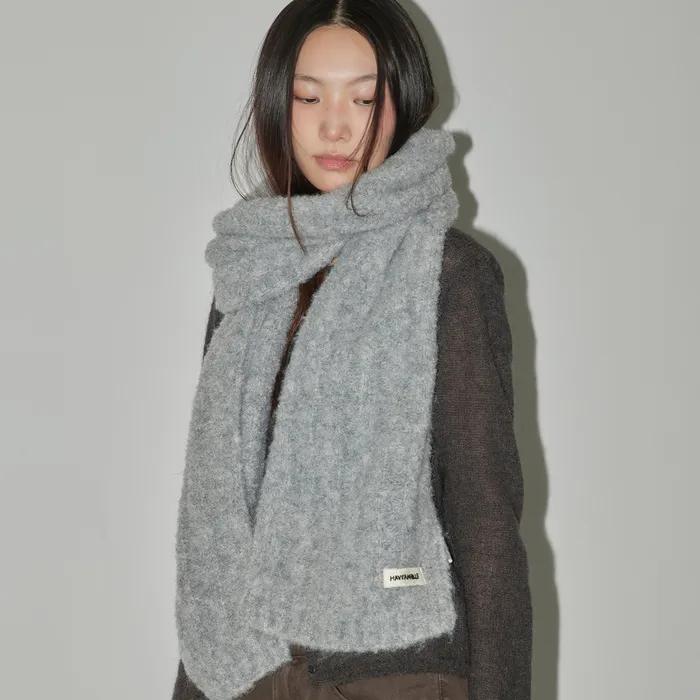 soft boucle muffler (GRAY)