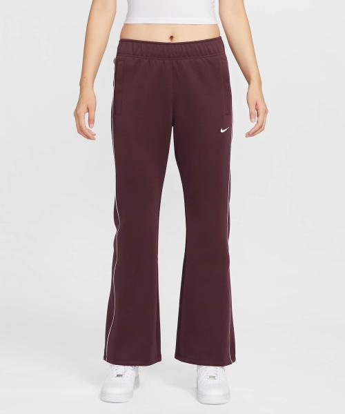 스포츠웨어 윈드러너 슬림 미드라이즈 니트 팬츠 W - 버건디 크러시:세일 / HJ1017-652