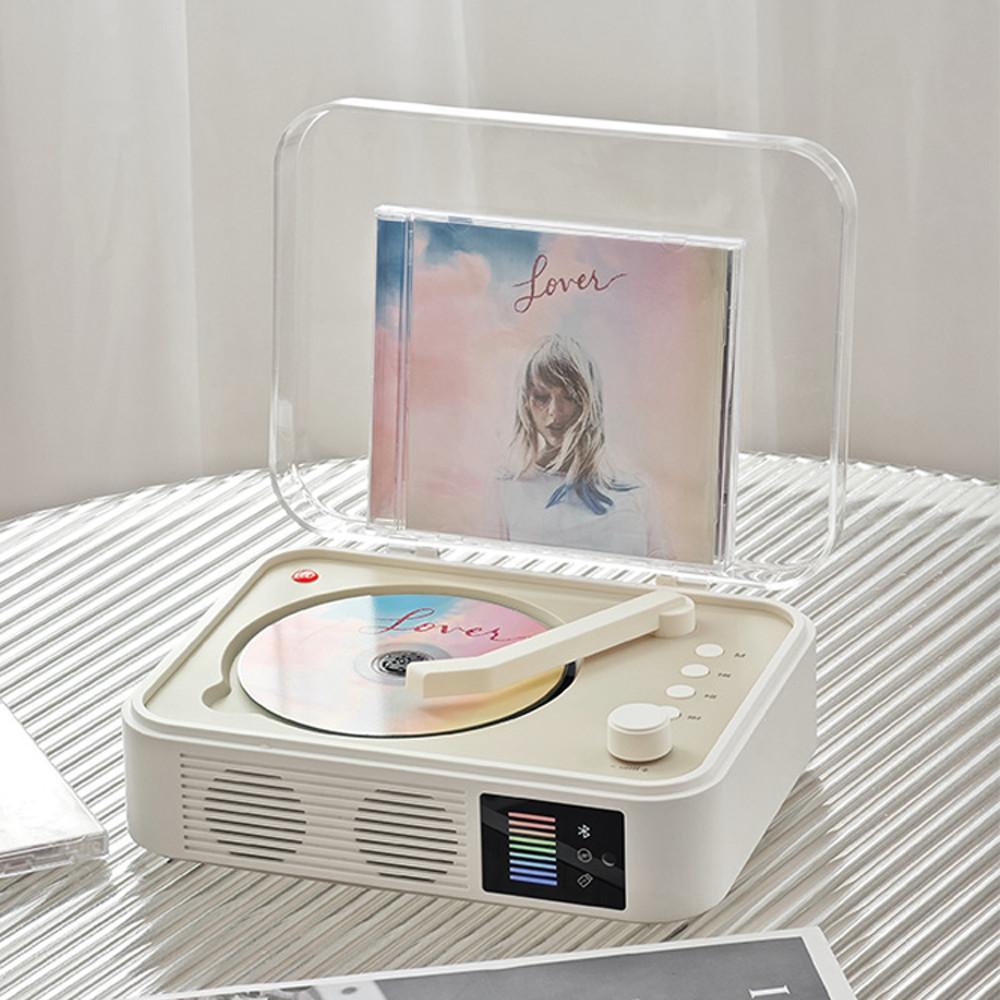 블루투스 CD플레이어 무선 턴테이블 리모컨 씨디 스피커 시디