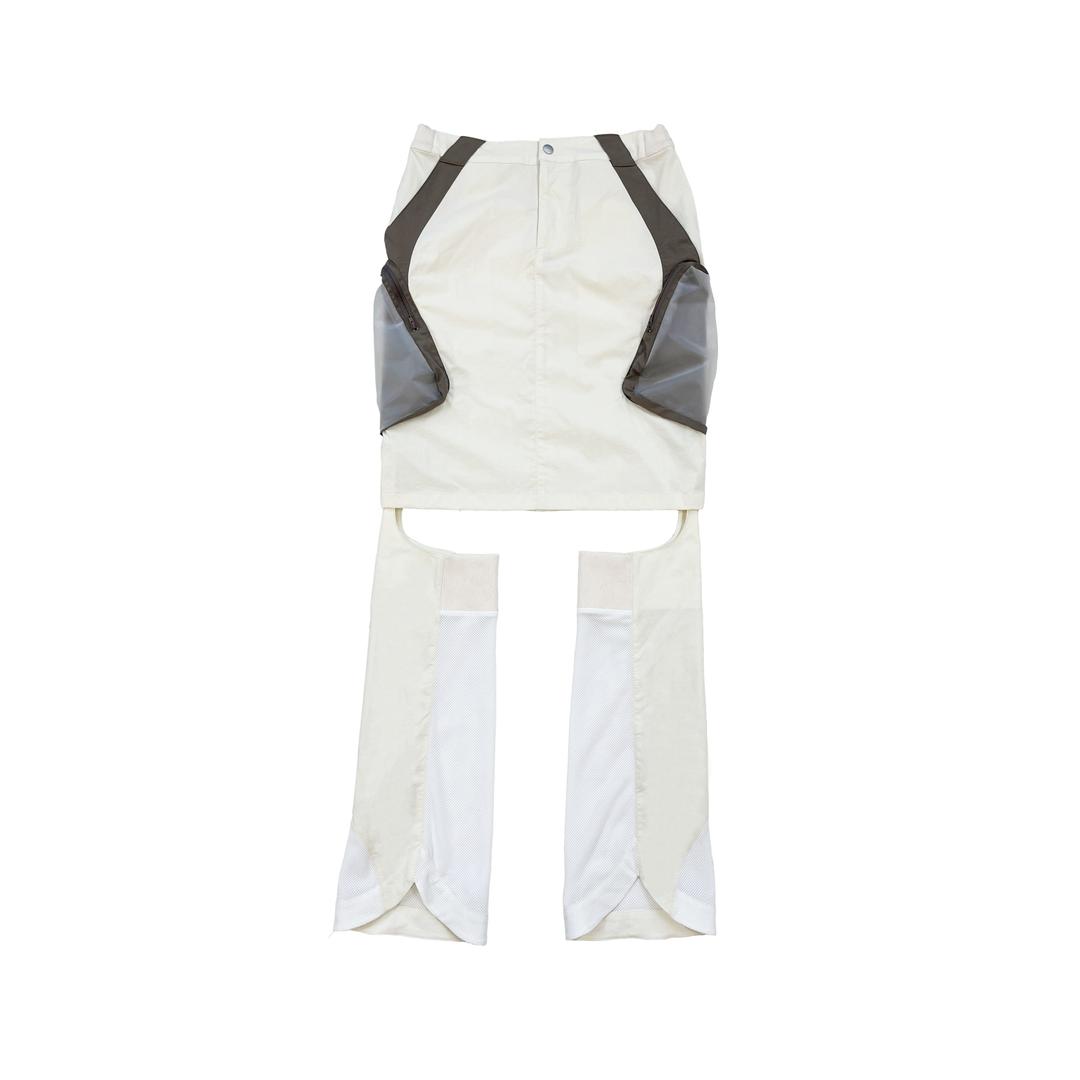 지초이 [jichoi] SS22 CARGO SKIRT PANTS (IVORY) - 위시버킷
