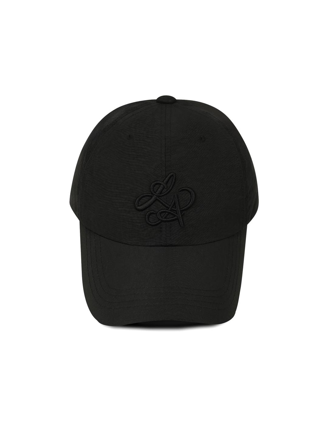 [주문 폭주로 인해 7.9 순차배송 됩니다] LA 로고 나일론 볼캡 - 블랙