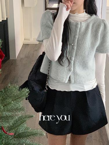 유리에 여리핏 목폴라🤍 [here you] 시럽 프릴 폴라 T - 4color (목폴라/반폴라/터틀넥/날라리/시스루/데일리/레이어드)