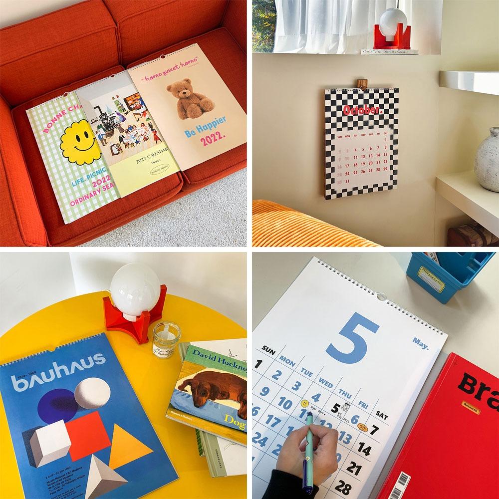 디자인 감성 달력 4종