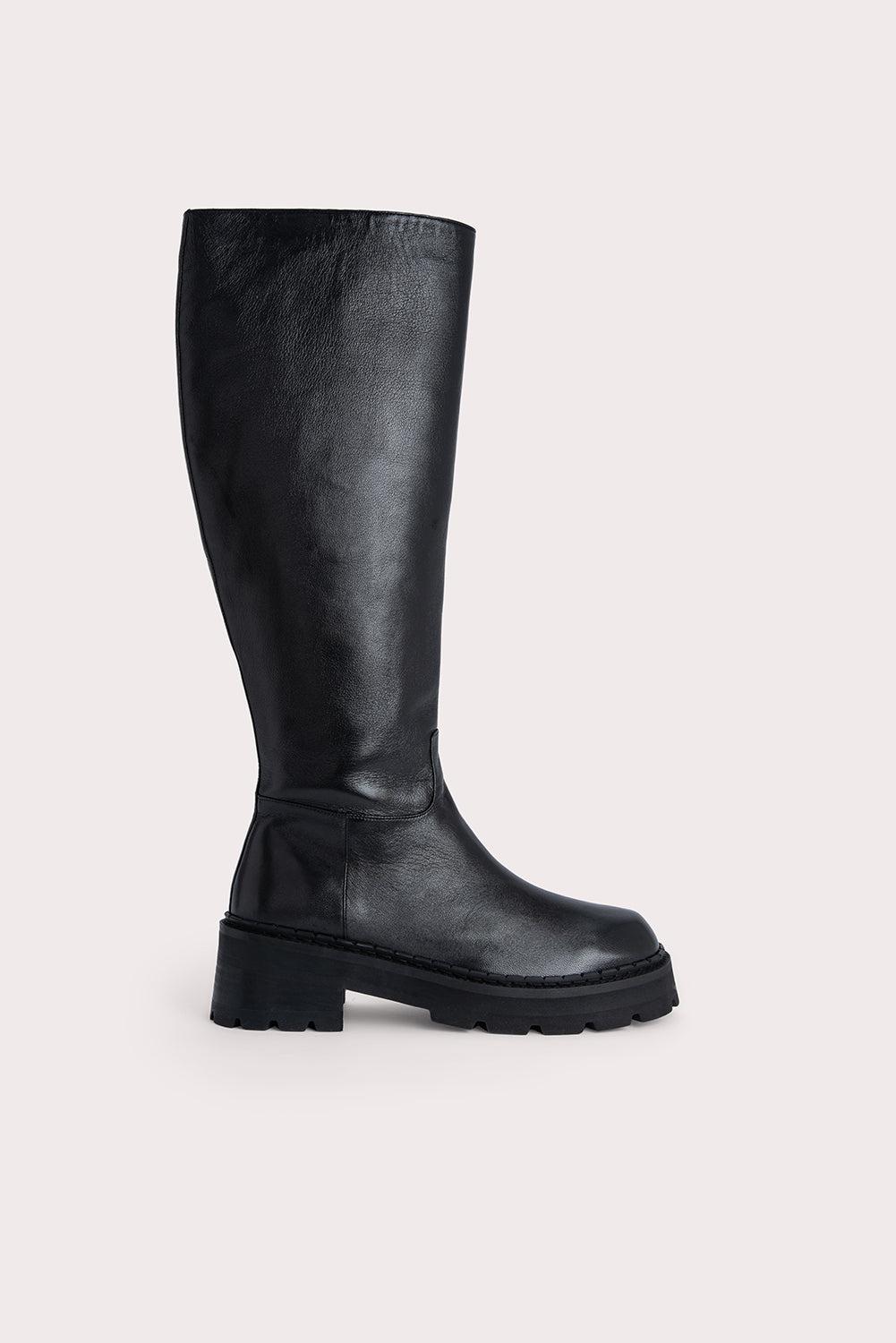 Russel Black Nappa Leather - 35