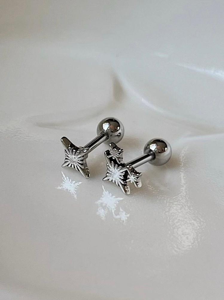 써지컬스틸 바 앤틱 플래쉬 피어싱 (2type)