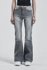 LINE WASHING DENIM PANTS GRAY