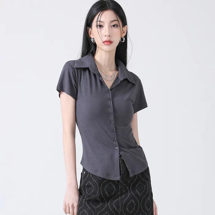 Sopy Collar Short-Sleeve - 6COL