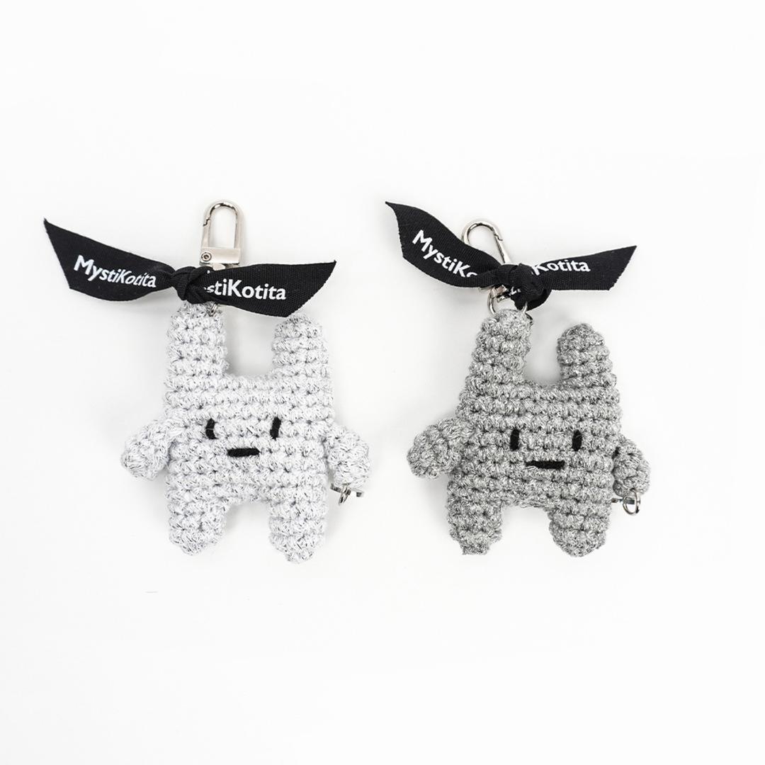 DORI&MAKA CROCHET DOLL KEYRING - 2COLORS