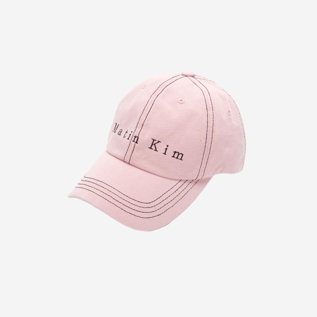 Matin Kim Matin Stitch Ball Cap Light Pink