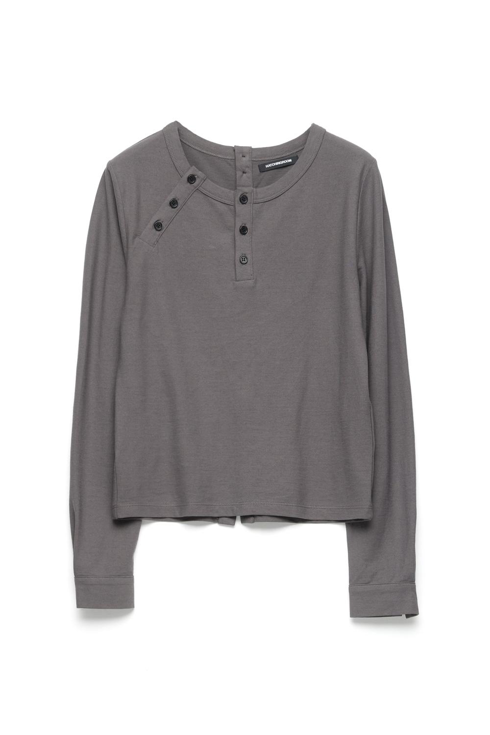 Triple Henley Neck Tee (Girl)	 Rose Grey