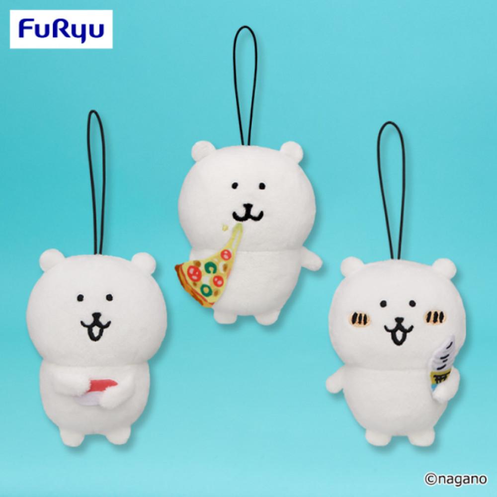 농담곰 먹어볼까... 초밥 피자 아이스크림을 든 담곰이 / 11cm 마스코트 인형뽑기 인형 FuRyu
