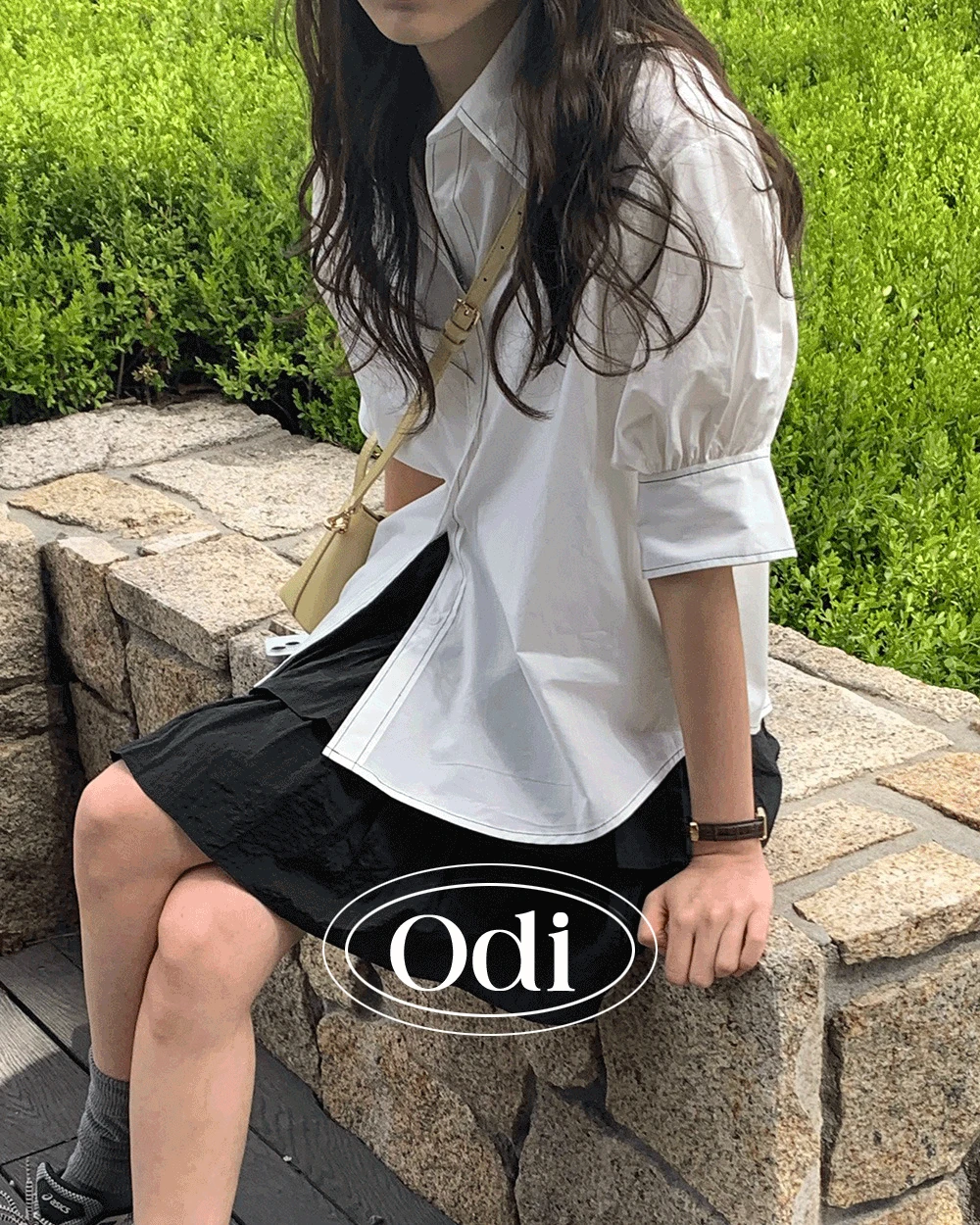 [Made] 미엘 스티치 카라 셔츠 블라우스