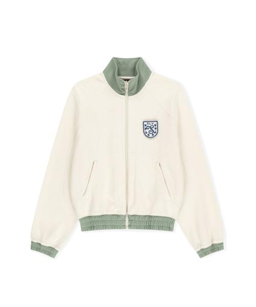 Crest Track Jacket Ivory