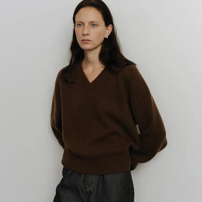 [28차 리오더][29CM 단독][with 문지원] Clay wool V-neck knit_6colors