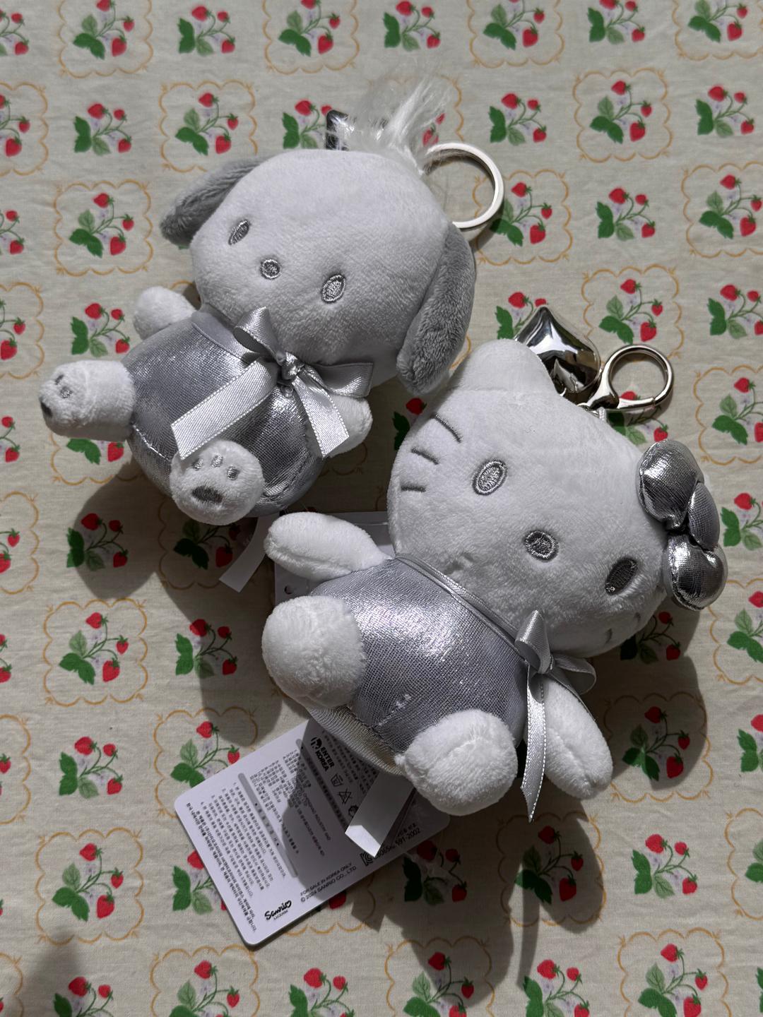 산리오 실버 키링