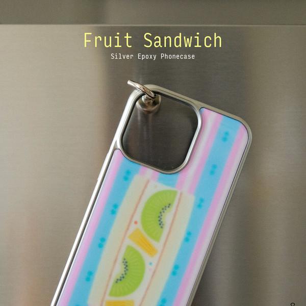 Fruit Sandwich - Silver Epoxy Phonecase