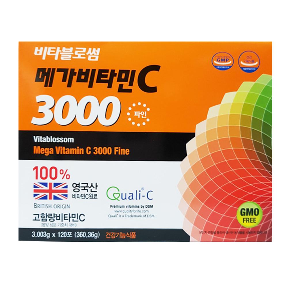 비타블로썸 메가비타민 C3000 파인 120포