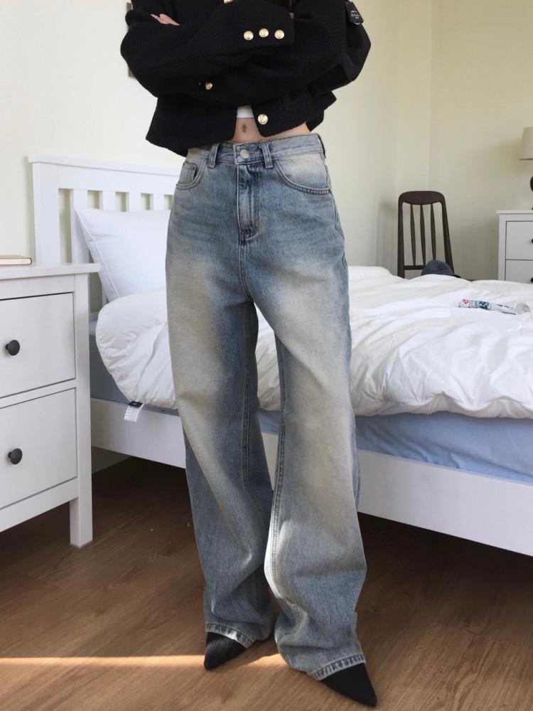 vintage fall denim pants
