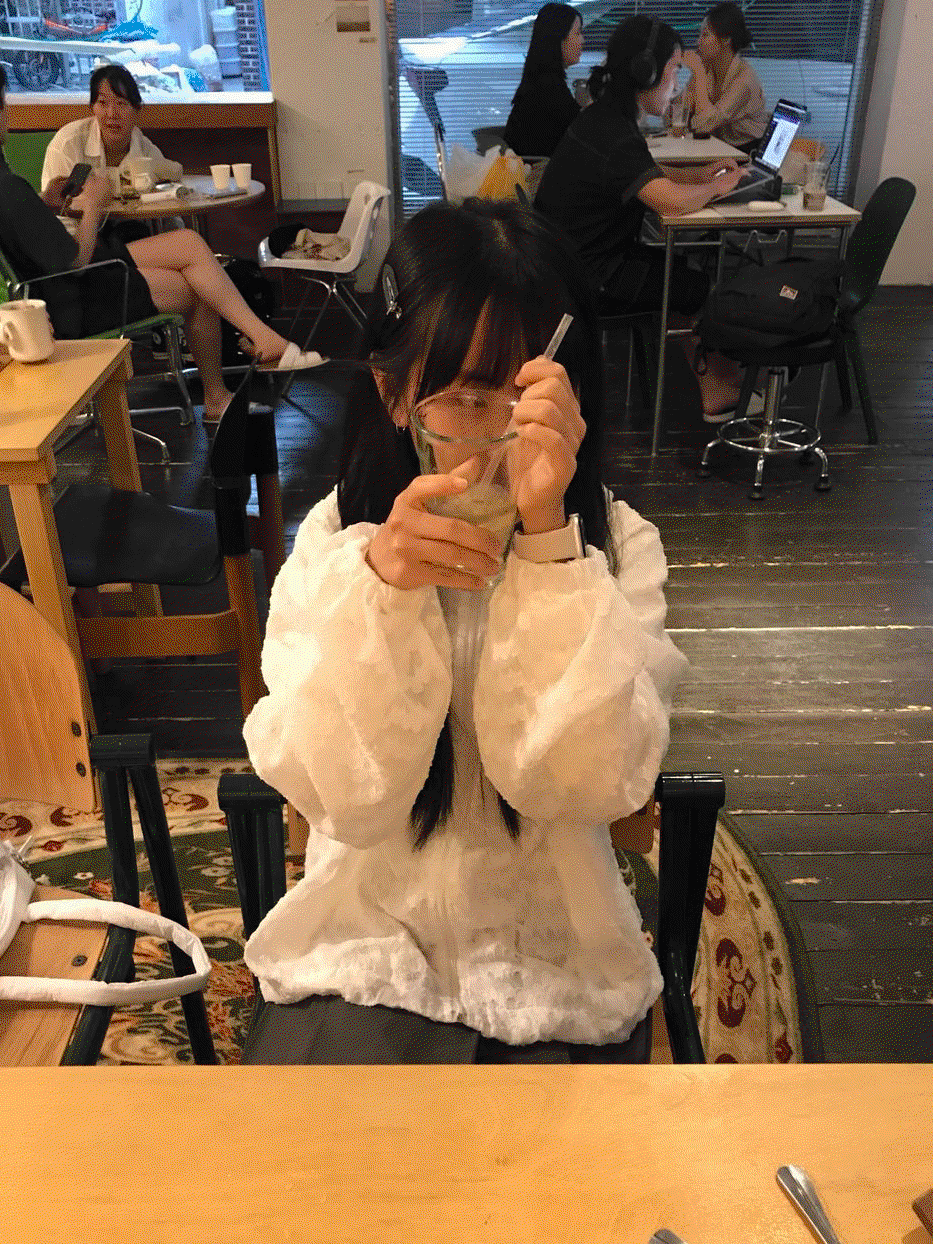 아워드로우 (2c) 시스루  점퍼