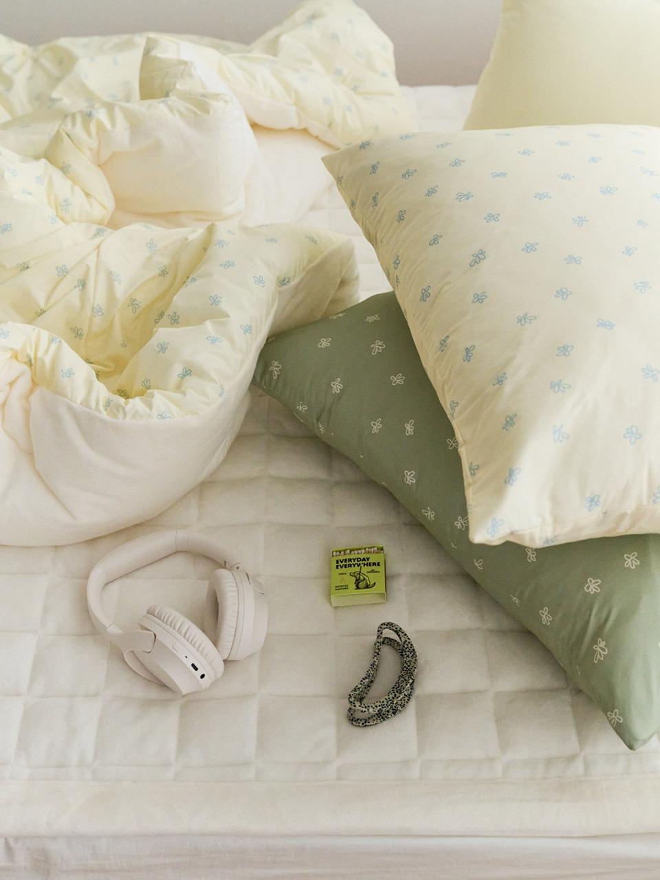 나란히 블룸 알러지케어 극세사 차렵이불  SS/Q