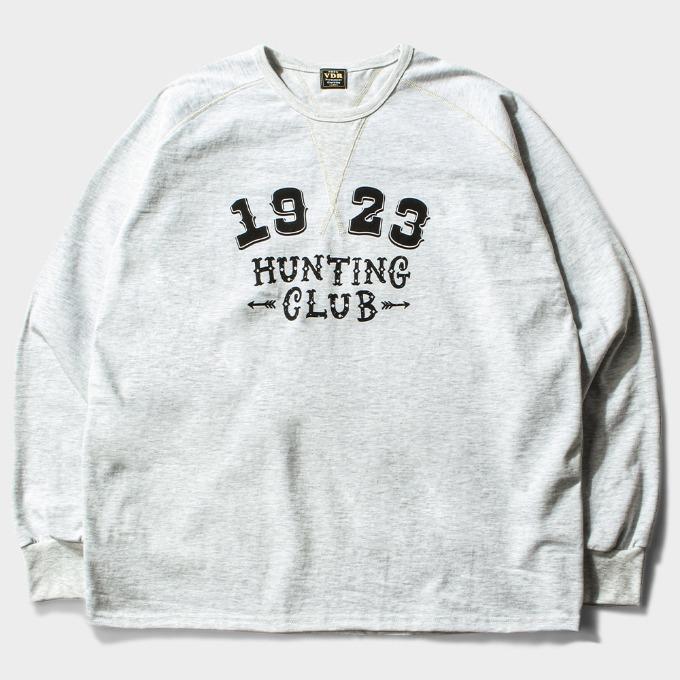 [1st] DOUBLE V HUNTER GYM LONG SLEEVE [Melange White]