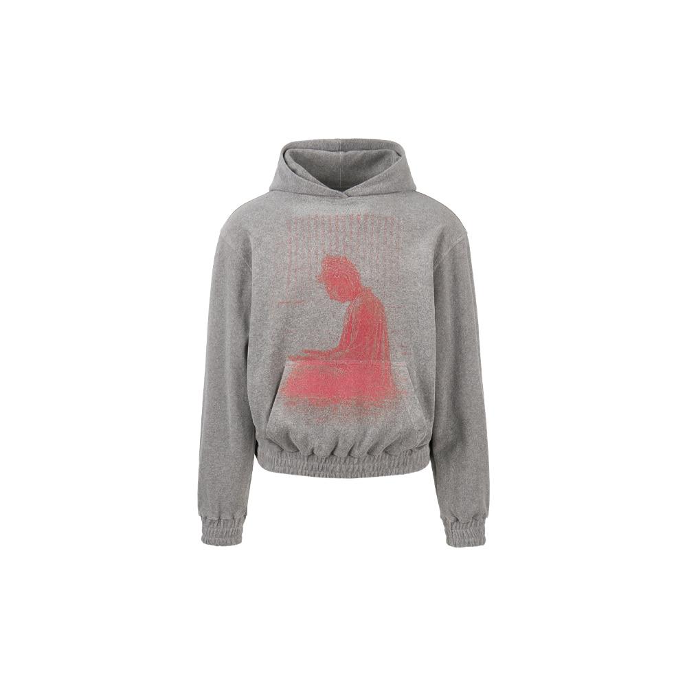 [EMOSTANCECLUB : 에모스탠스클럽] FRENCH TERRY BUDDHA HOODIE GREY