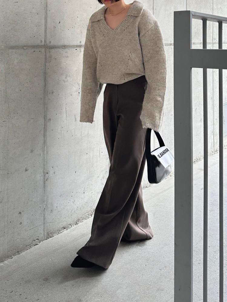 브이 니트 (2color)