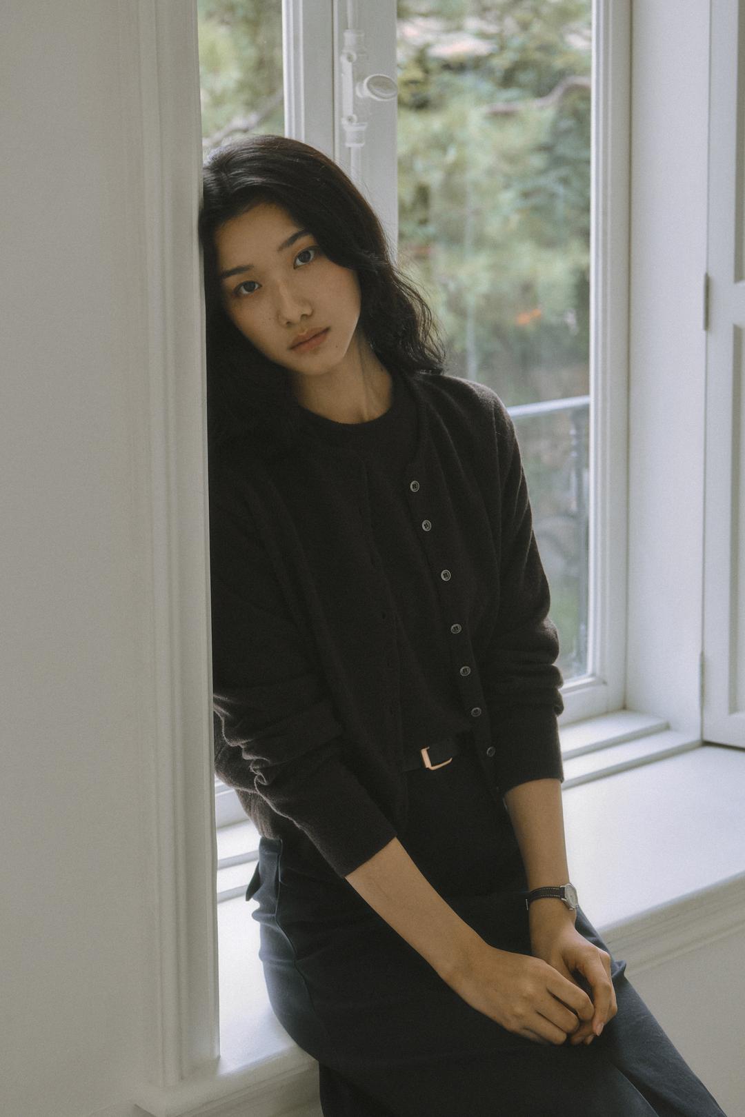 BRENDA KNIT CARDIGAN_BROWN