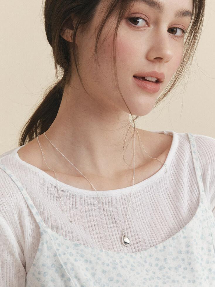 millie silicon long necklace