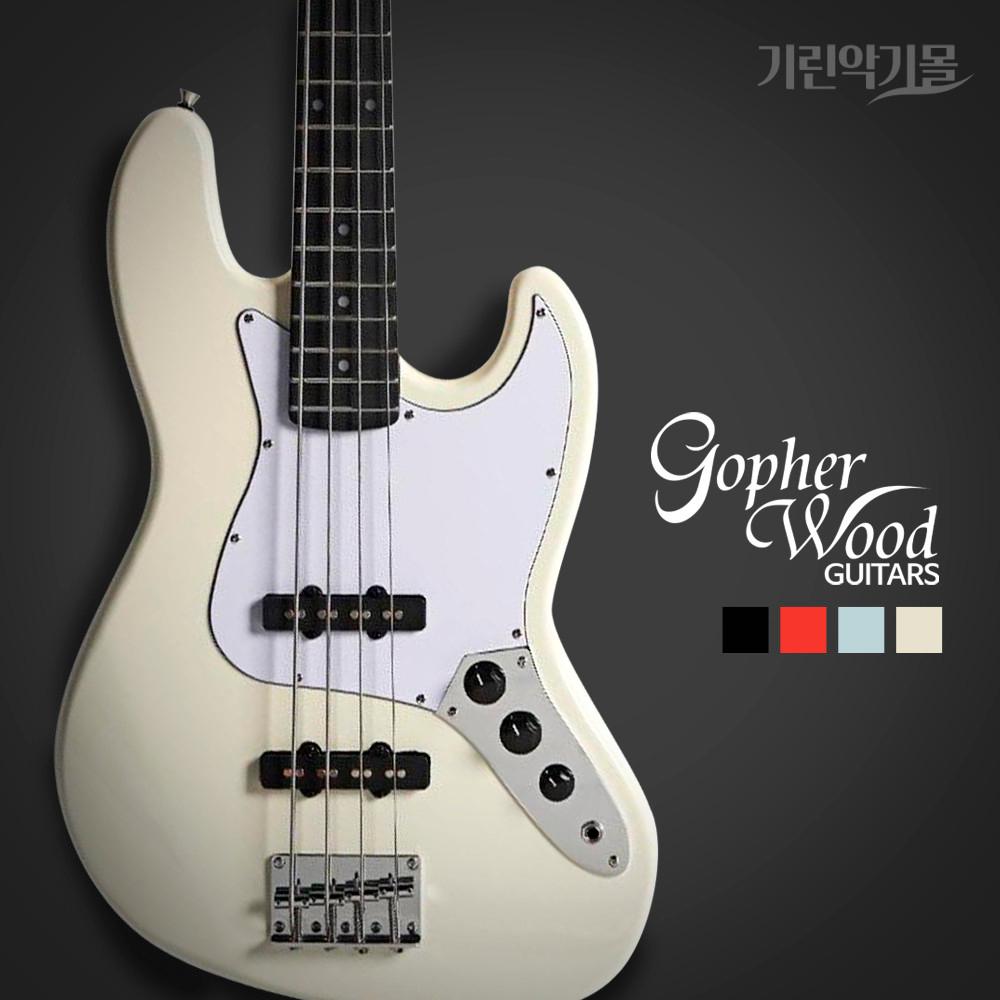 고퍼우드 J클래식2 베이스 기타 J classic II / 헤드폰앰프 카나레 케이블 패키지