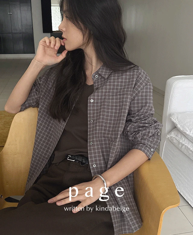[page] 브램버 체크 셔츠 (*10일 소요)