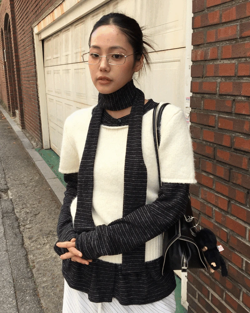 헤일리 브러쉬 니트 (3color)