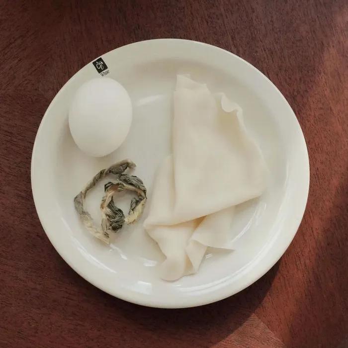 White Line Ceramic Plate