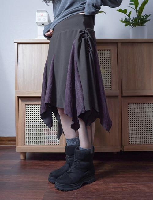 wave unbalance skirt (2c)