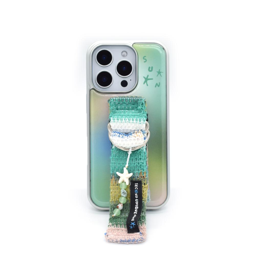SUN CASE KNIT BELT NATURE (EPOXY SILVER)