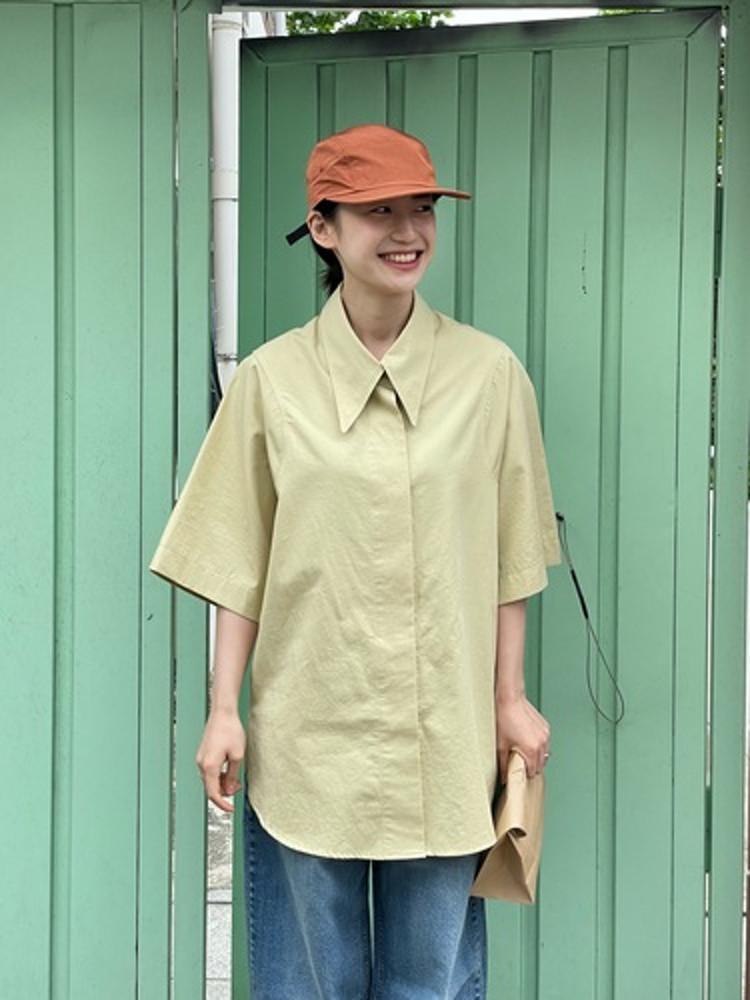 Big collar armhole point shirts 빅카라암홀포인트셔츠