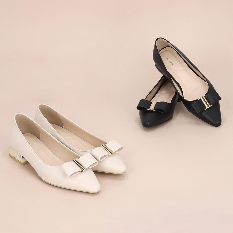 인텐스 by 엘칸토 여성 리본 플랫 펌프스 2.5cm LCWD03I413