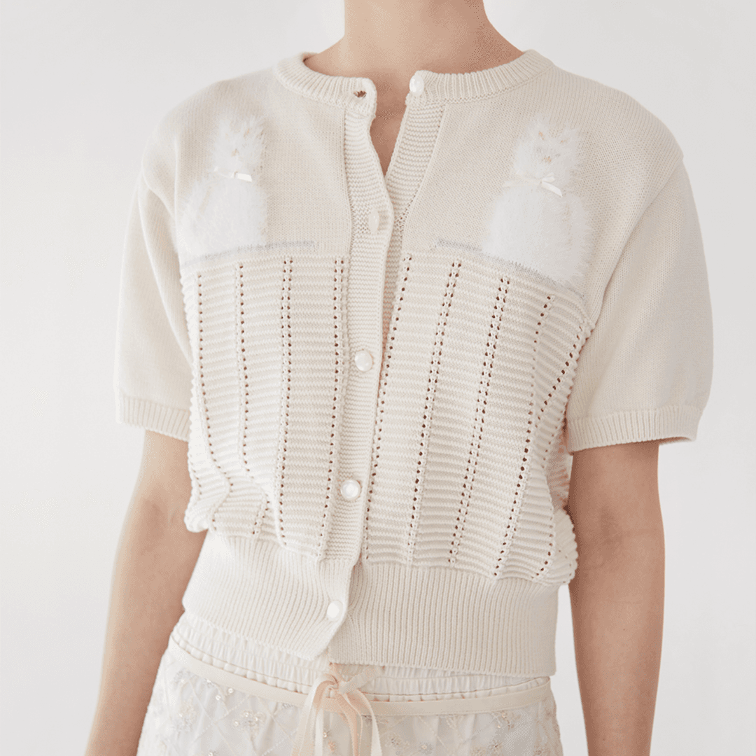 Mumu cardigan (Ivory)