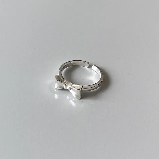 (925silver) Kinder ribbon ring