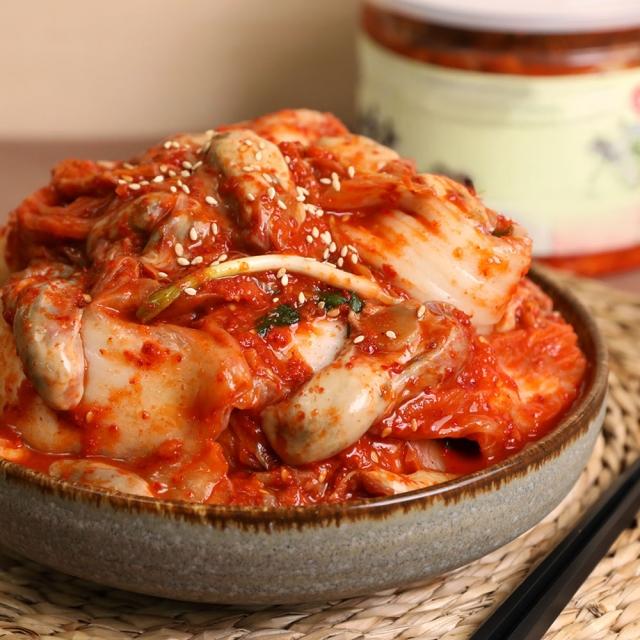 [1kg+1kg특가 무료배송까지★]통영 생굴 알배기 겉절이 1kg 2kg