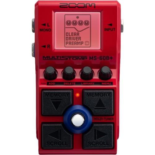[관부가세포함] Zoom MS-60B+ Multistomp Bass Effects Pedal - 입고 대기