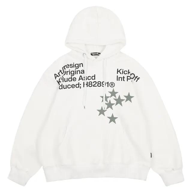 [논기모 1/24 예약배송] 인티 프리 후드티 (화이트) K24ZB765